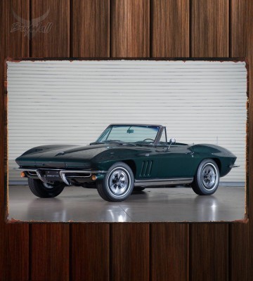 Металлическая табличка Corvette Sting Ray Convertible  204